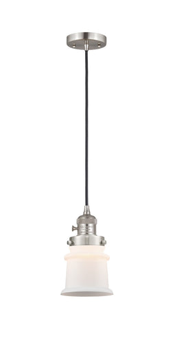 Franklin Restoration LED Mini Pendant Brushed Satin Nickel