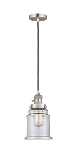 Franklin Restoration LED Mini Pendant Brushed Satin Nickel