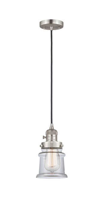 Innovations - 201CSW-SN-G182S - One Light Mini Pendant - Franklin Restoration - Brushed Satin Nickel