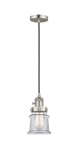 Franklin Restoration LED Mini Pendant Brushed Satin Nickel