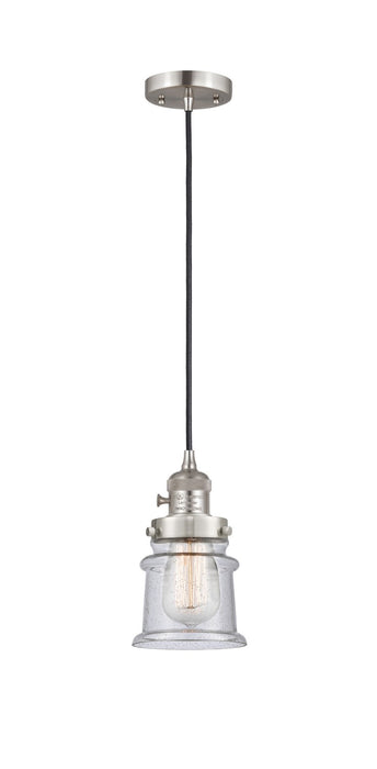 Innovations - 201CSW-SN-G184S - One Light Mini Pendant - Franklin Restoration - Brushed Satin Nickel