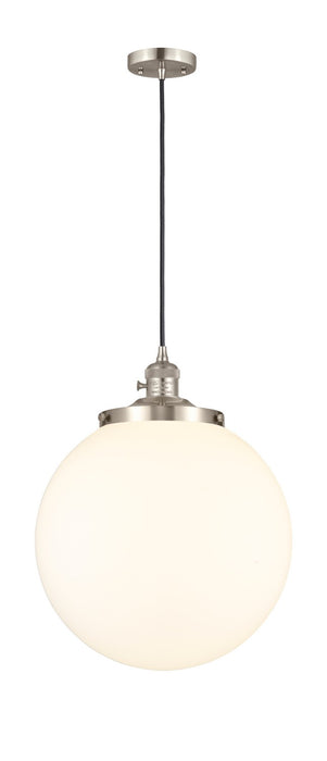 Innovations - 201CSW-SN-G201-14 - One Light Mini Pendant - Franklin Restoration - Brushed Satin Nickel