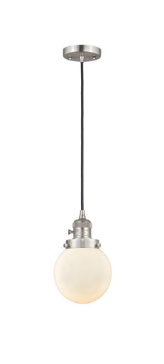 Franklin Restoration LED Mini Pendant Brushed Satin Nickel