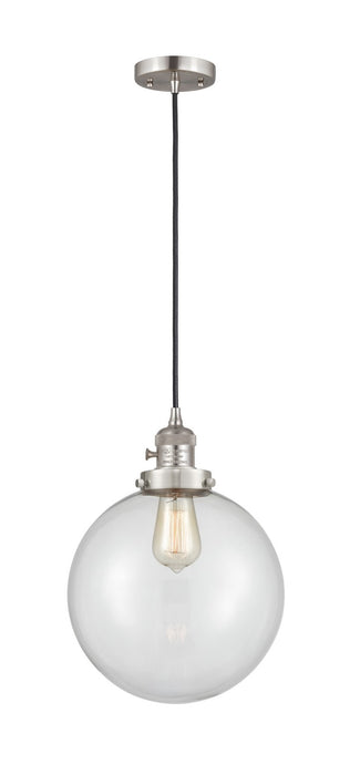 Innovations - 201CSW-SN-G202-10 - One Light Mini Pendant - Franklin Restoration - Brushed Satin Nickel
