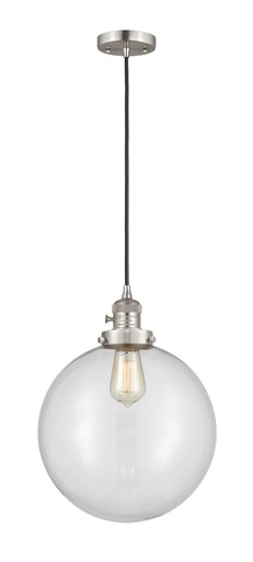 Franklin Restoration LED Mini Pendant Brushed Satin Nickel
