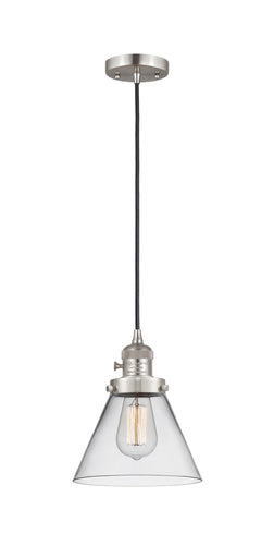 Franklin Restoration LED Mini Pendant Brushed Satin Nickel