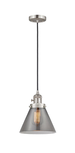 Franklin Restoration LED Mini Pendant Brushed Satin Nickel