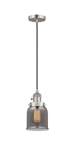 Franklin Restoration One Light Mini Pendant Brushed Satin Nickel