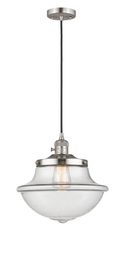 Franklin Restoration One Light Mini Pendant Brushed Satin Nickel