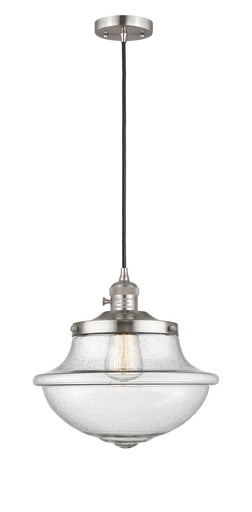 Franklin Restoration One Light Mini Pendant Brushed Satin Nickel