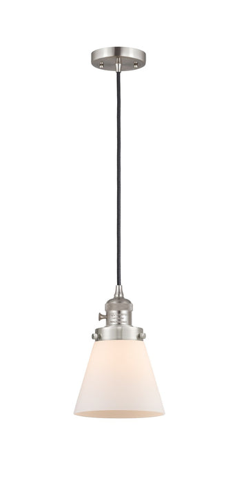 Innovations - 201CSW-SN-G61-LED - LED Mini Pendant - Franklin Restoration - Brushed Satin Nickel