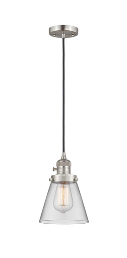 Franklin Restoration LED Mini Pendant Brushed Satin Nickel