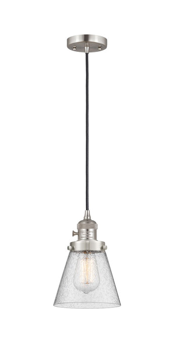 Innovations - 201CSW-SN-G64 - One Light Mini Pendant - Franklin Restoration - Brushed Satin Nickel