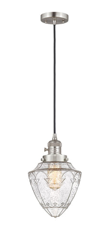Franklin Restoration LED Mini Pendant Brushed Satin Nickel