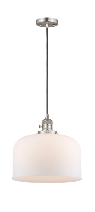 Innovations - 201CSW-SN-G71-L - One Light Mini Pendant - Franklin Restoration - Brushed Satin Nickel