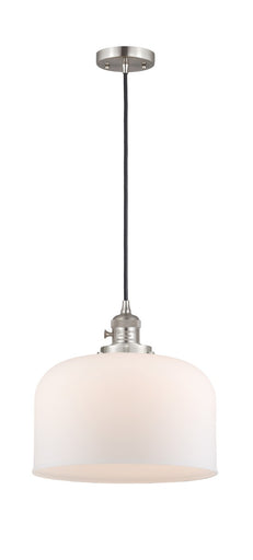 Franklin Restoration One Light Mini Pendant Brushed Satin Nickel
