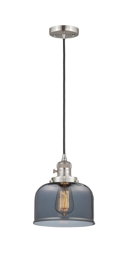 Franklin Restoration One Light Mini Pendant Brushed Satin Nickel