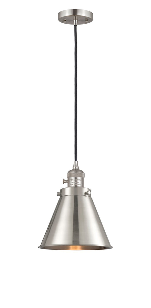 Innovations - 201CSW-SN-M13-SN-LED - LED Mini Pendant - Franklin Restoration - Brushed Satin Nickel