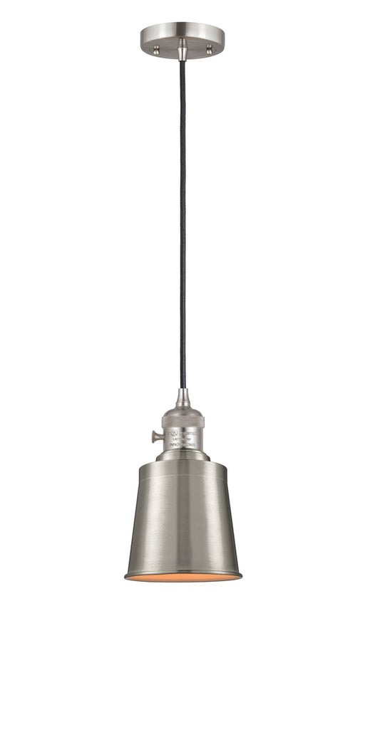 Innovations - 201CSW-SN-M9-SN-LED - LED Mini Pendant - Franklin Restoration - Brushed Satin Nickel