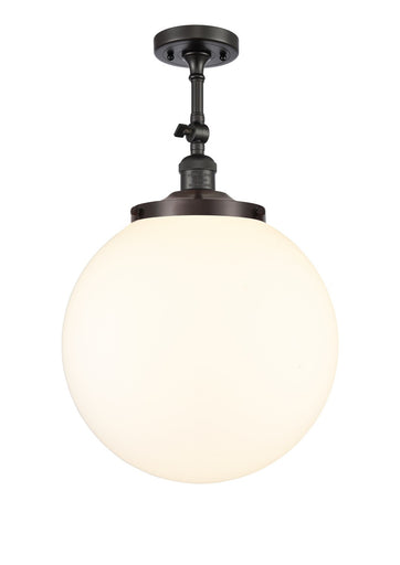 Franklin Restoration One Light Semi-Flush Mount Oil Rubbed Bronze