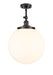 Innovations - 201F-OB-G201-14 - One Light Semi-Flush Mount - Franklin Restoration - Oil Rubbed Bronze