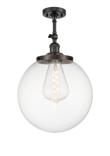 Franklin Restoration One Light Semi-Flush Mount Oil Rubbed Bronze