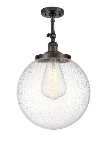 Franklin Restoration One Light Semi-Flush Mount Oil Rubbed Bronze