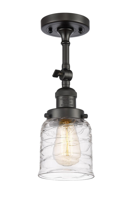 Innovations - 201F-OB-G513 - One Light Semi-Flush Mount - Franklin Restoration - Oil Rubbed Bronze