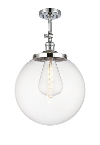 Franklin Restoration One Light Semi-Flush Mount Polished Chrome