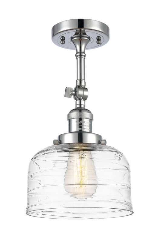 Innovations - 201F-PC-G713 - One Light Semi-Flush Mount - Franklin Restoration - Polished Chrome