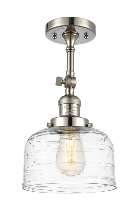Innovations - 201F-PN-G713 - One Light Semi-Flush Mount - Franklin Restoration - Polished Nickel