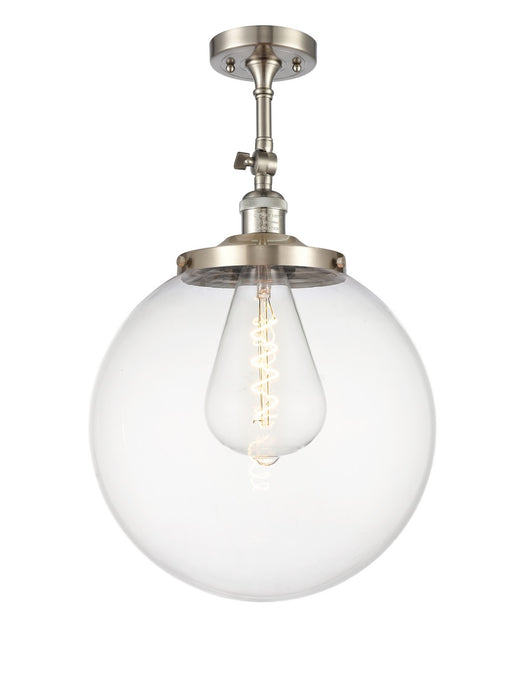 Innovations - 201F-SN-G202-14 - One Light Semi-Flush Mount - Franklin Restoration - Brushed Satin Nickel