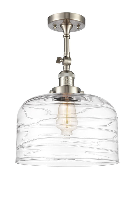 Innovations - 201F-SN-G713-L - One Light Semi-Flush Mount - Franklin Restoration - Brushed Satin Nickel