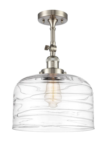 Franklin Restoration LED Semi-Flush Mount Brushed Satin Nickel