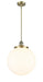 Innovations - 201S-AB-G201-14 - One Light Pendant - Franklin Restoration - Antique Brass