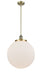 Innovations - 201S-AB-G201-16 - One Light Pendant - Franklin Restoration - Antique Brass