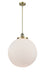 Innovations - 201S-AB-G201-18 - One Light Pendant - Franklin Restoration - Antique Brass