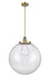 Innovations - 201S-AB-G202-18 - One Light Pendant - Franklin Restoration - Antique Brass