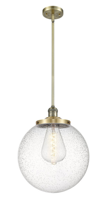 Innovations - 201S-AB-G204-14 - One Light Pendant - Franklin Restoration - Antique Brass