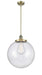 Innovations - 201S-AB-G204-16 - One Light Pendant - Franklin Restoration - Antique Brass
