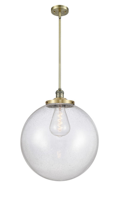 Innovations - 201S-AB-G204-18 - One Light Pendant - Franklin Restoration - Antique Brass