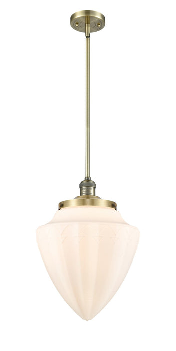 Innovations - 201S-AB-G661-12 - One Light Mini Pendant - Franklin Restoration - Antique Brass