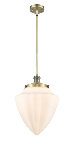 Franklin Restoration One Light Mini Pendant Antique Brass