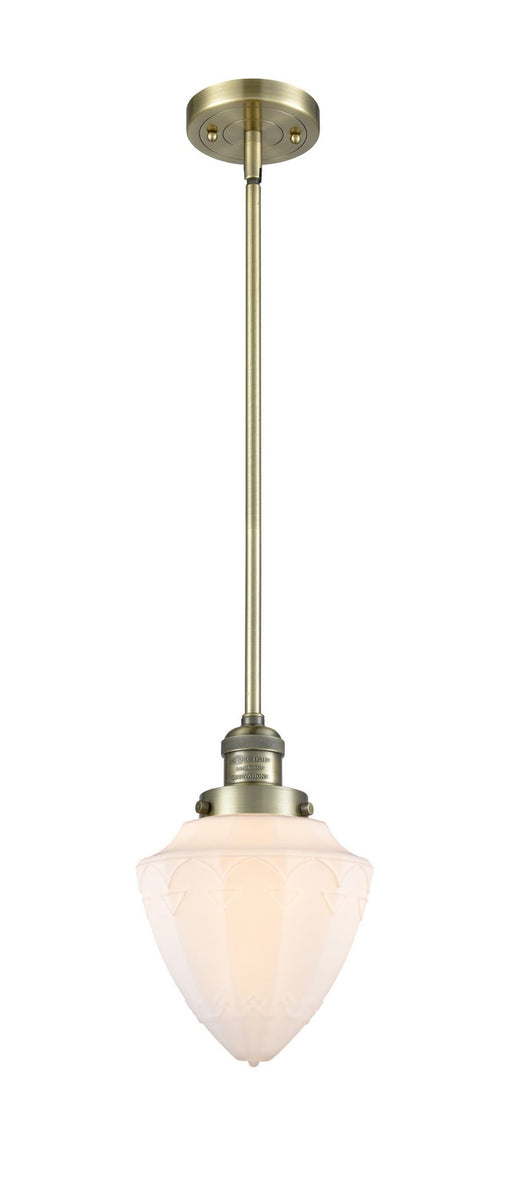 Innovations - 201S-AB-G661-7-LED - LED Mini Pendant - Franklin Restoration - Antique Brass