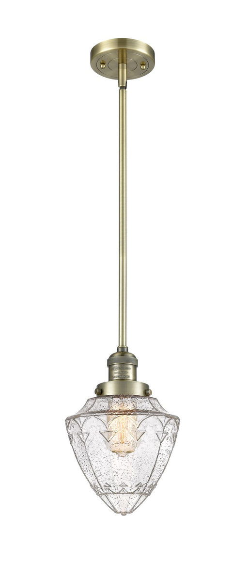 Innovations - 201S-AB-G664-7-LED - LED Mini Pendant - Franklin Restoration - Antique Brass