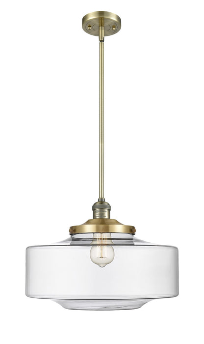 Innovations - 201S-AB-G692-16 - One Light Mini Pendant - Franklin Restoration - Antique Brass