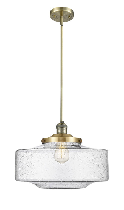 Innovations - 201S-AB-G694-16 - One Light Mini Pendant - Franklin Restoration - Antique Brass