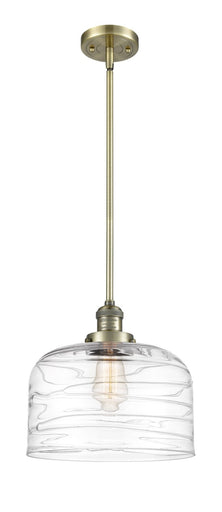 Franklin Restoration One Light Mini Pendant Antique Brass