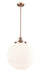 Innovations - 201S-AC-G201-16 - One Light Pendant - Franklin Restoration - Antique Copper
