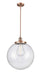 Innovations - 201S-AC-G204-16 - One Light Pendant - Franklin Restoration - Antique Copper